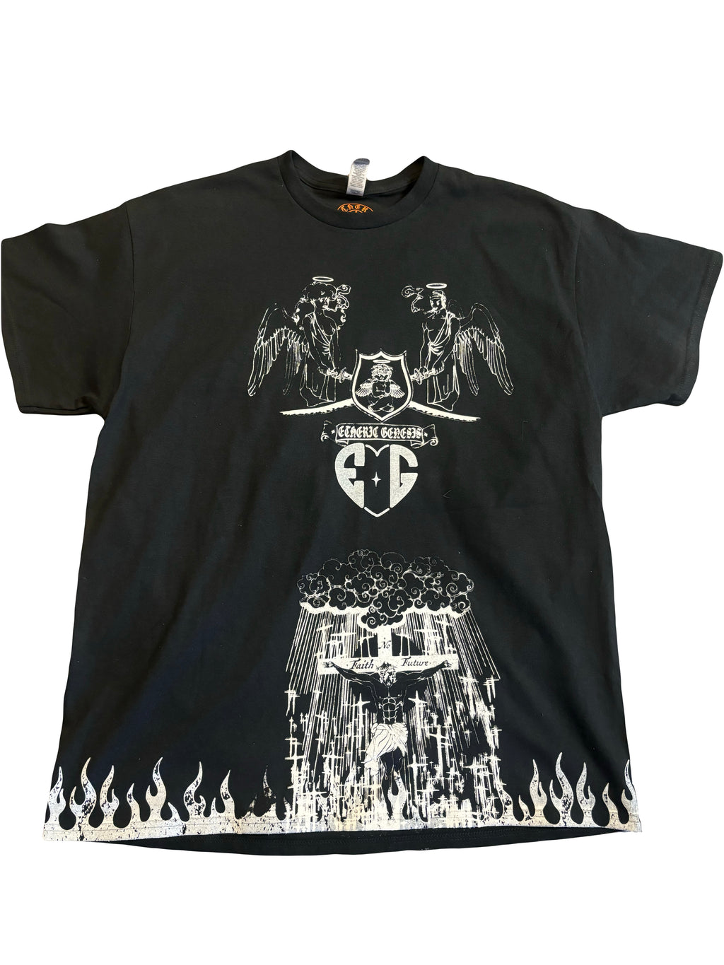 No faith no future black t-shirt
