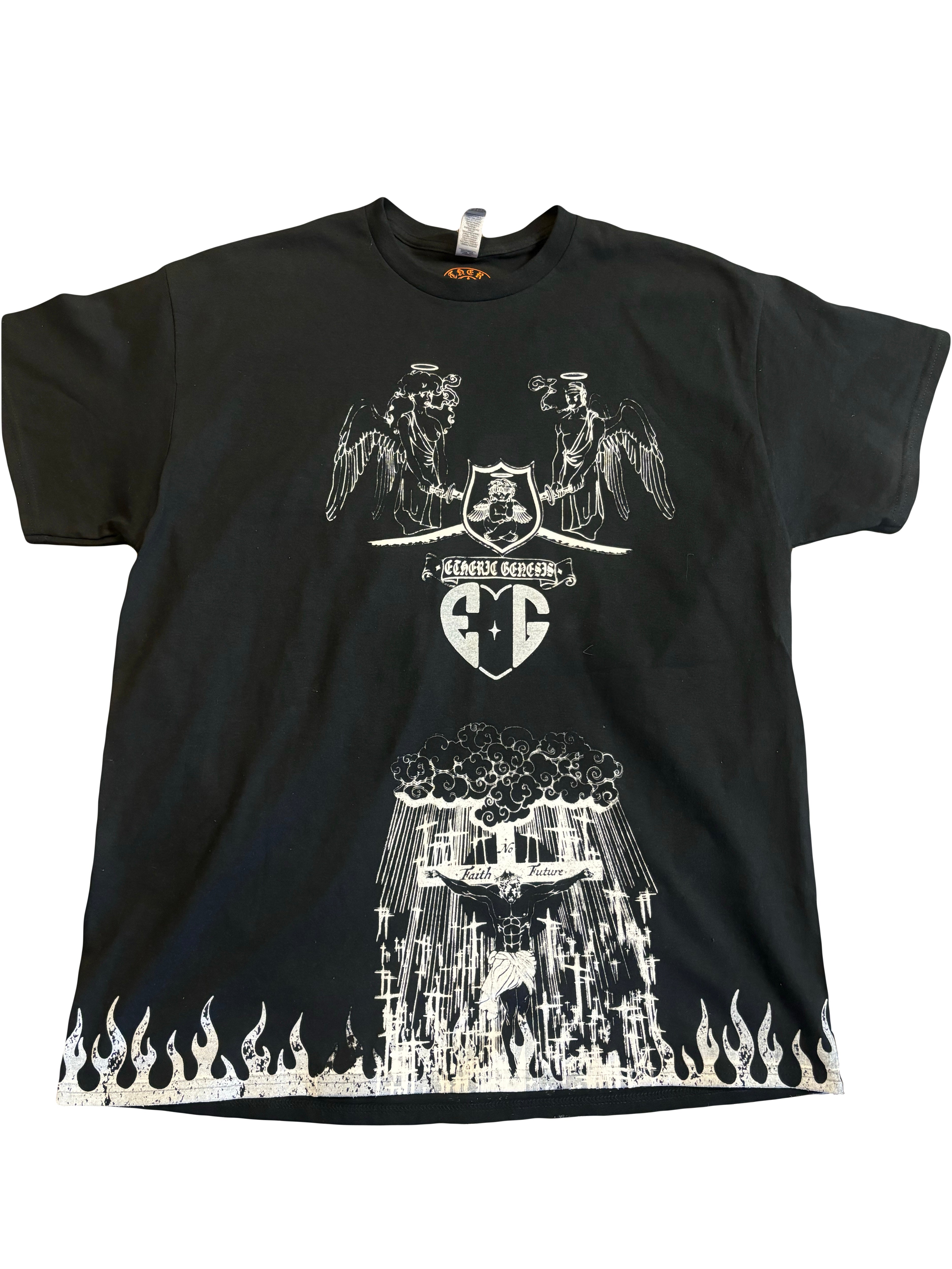 No faith no future black t-shirt