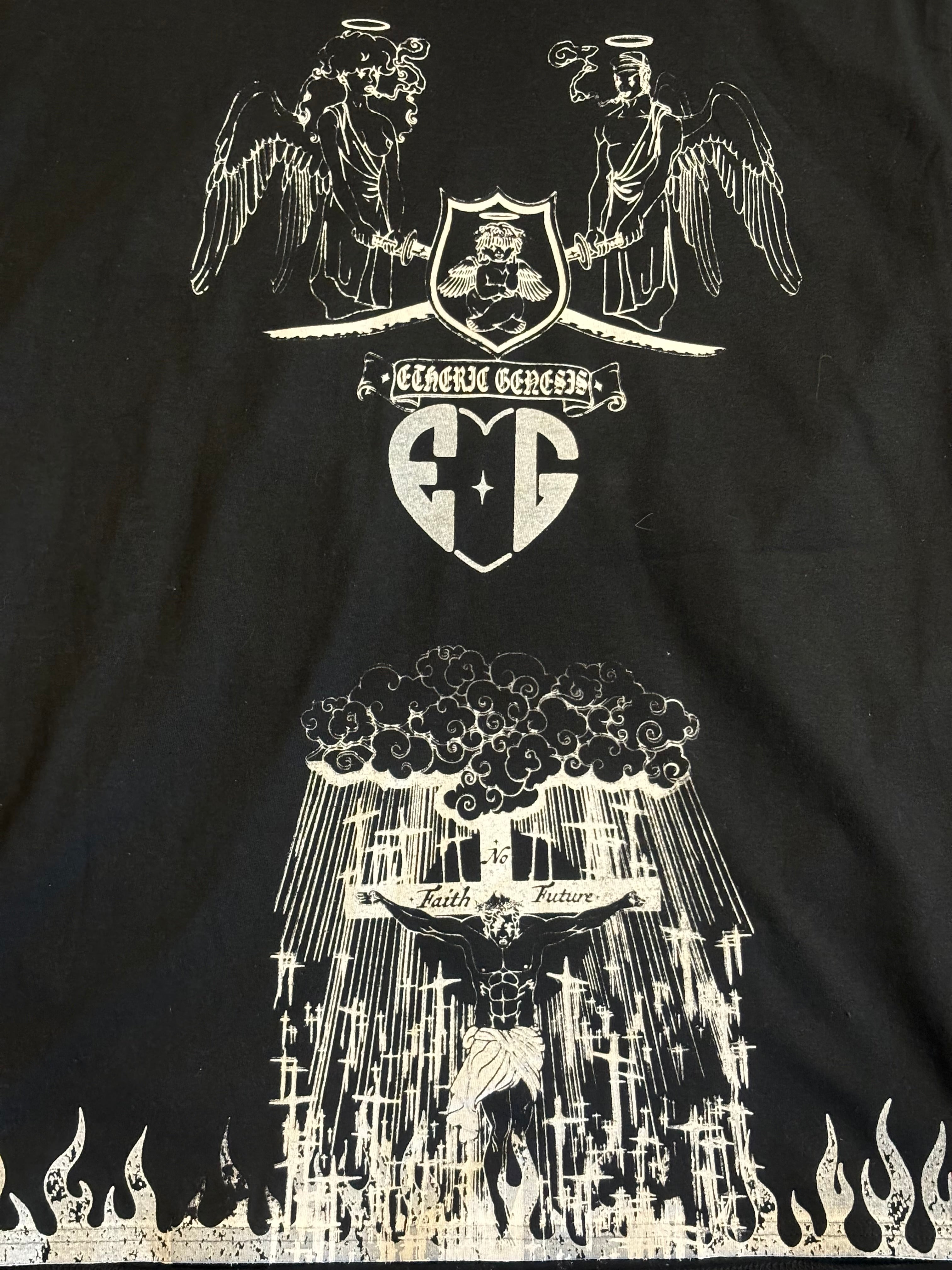 No faith no future black t-shirt