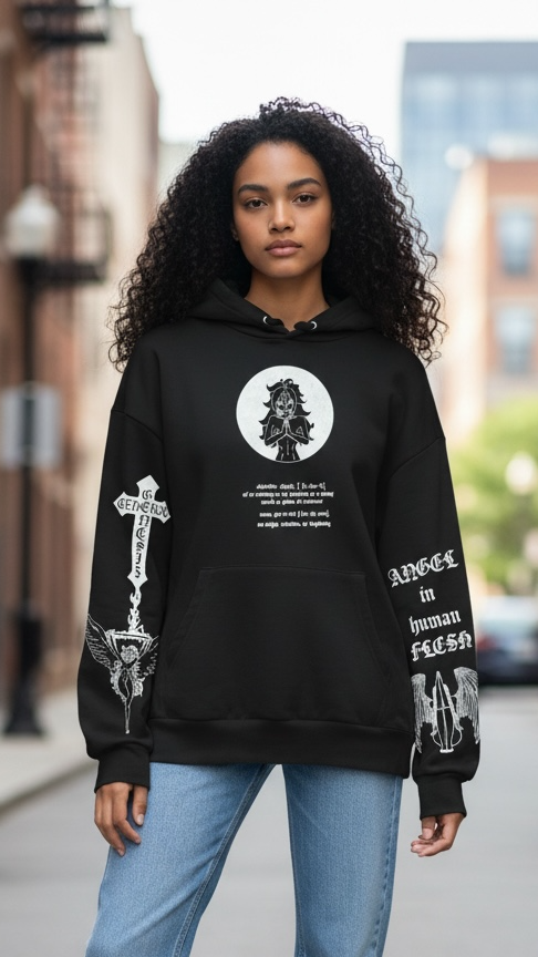 Angel In Human Flesh Hoodie