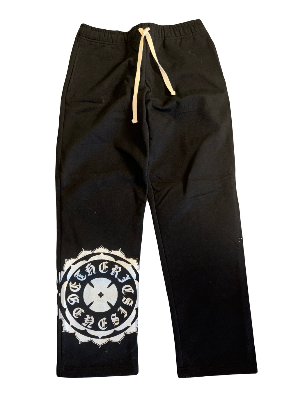 Etheric Lotus flower black sweatpants