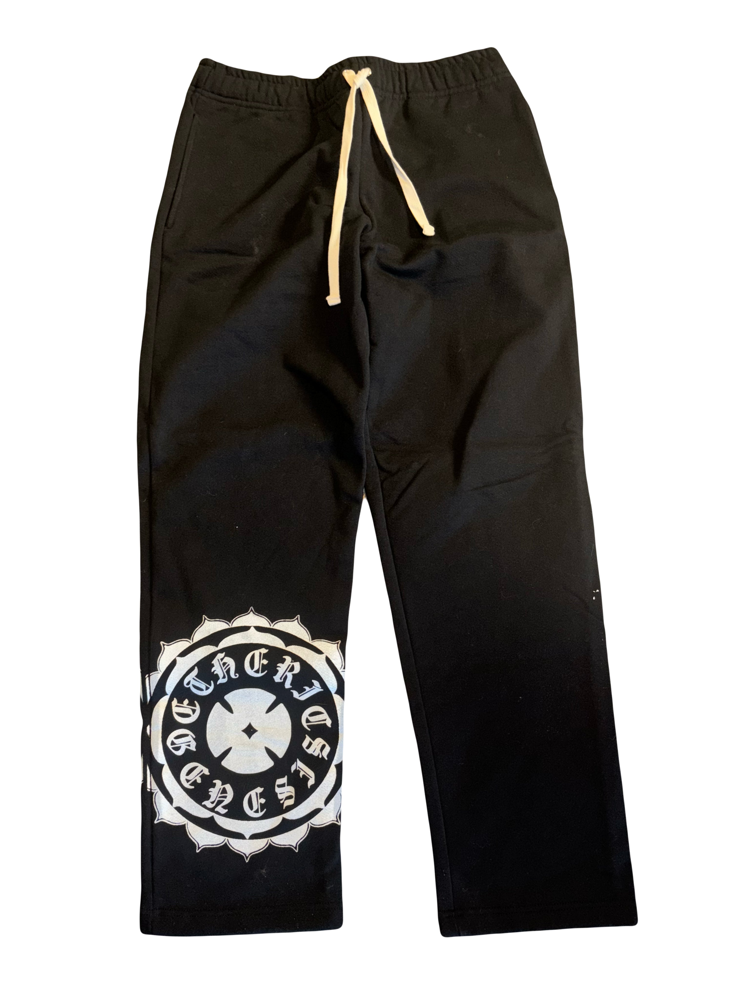 Etheric Lotus flower black sweatpants