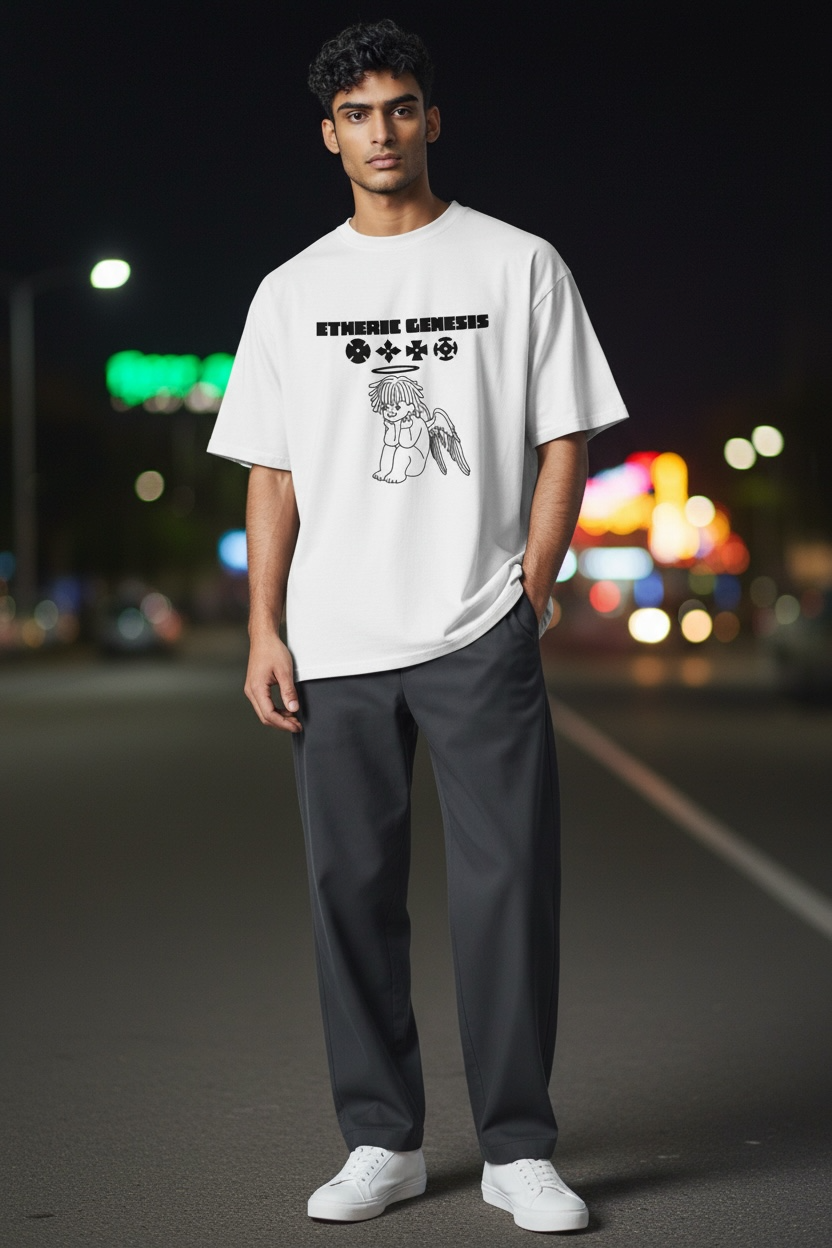 F U cherub white T-shirt