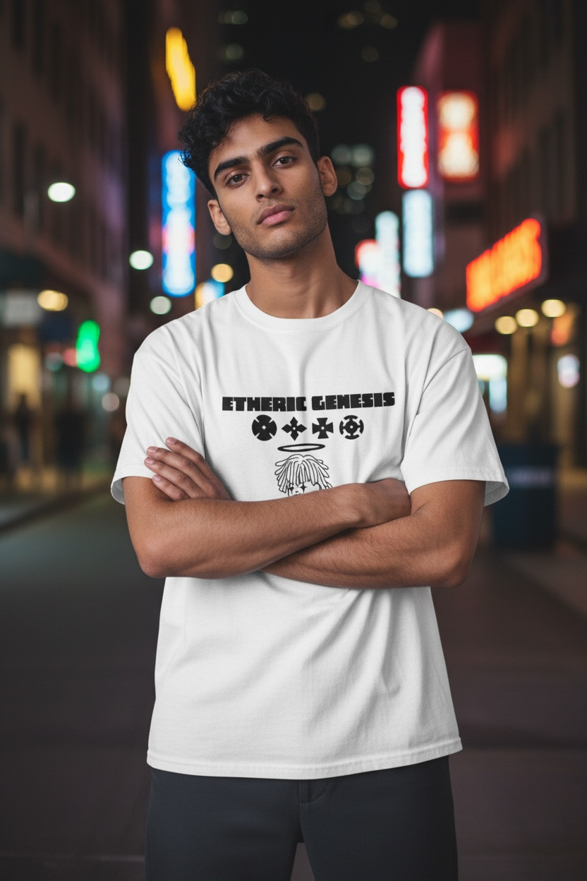 F U cherub white T-shirt