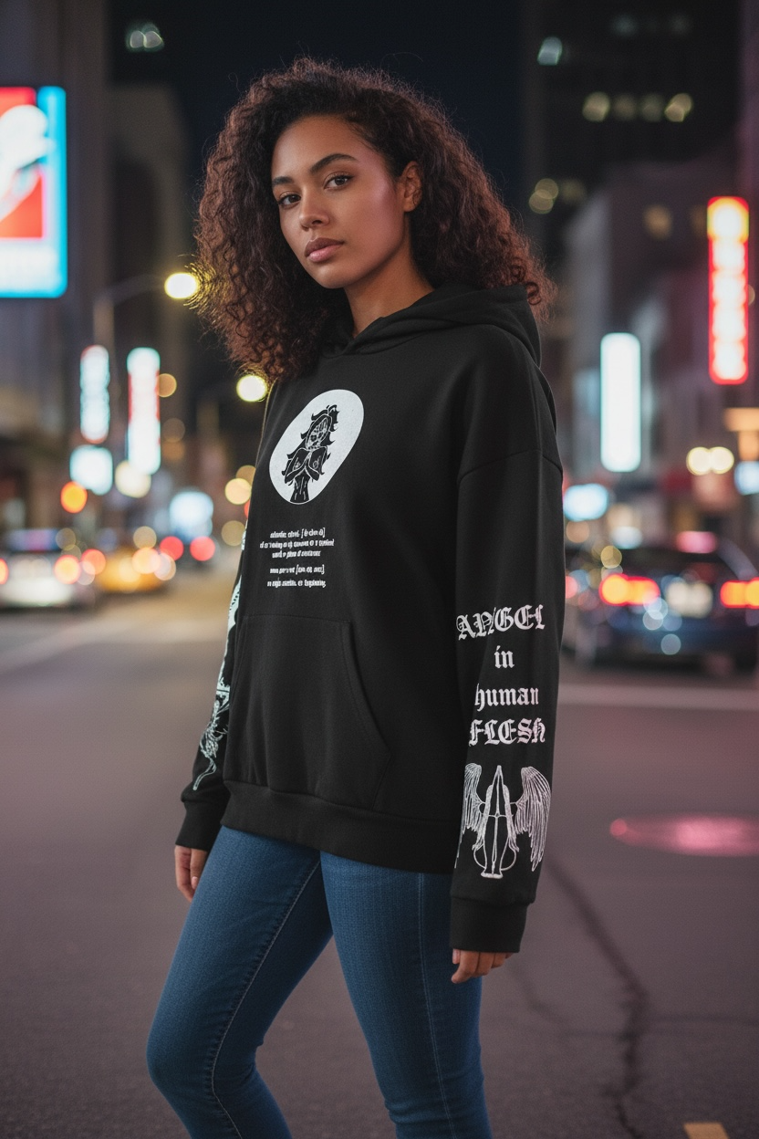 Angel In Human Flesh Hoodie